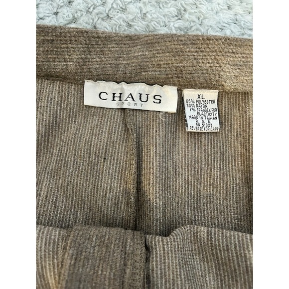 Chaus Women's Corduroy Dress Pants Size XL Light Brown Classic Heritage Preppy - Picture 5 of 7